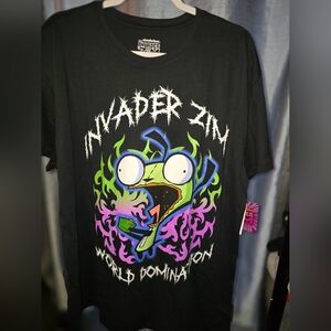 Nickelodeon Black Invader Zim Graphic Tee